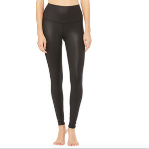 ALO High Waist Airbrush Legging - Black
